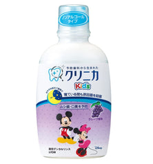 [6-PACK] Lion Japan Klinica Kid's Dental Rinse 250ml (3 Scent Available) Grape