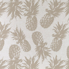 Cushion Cover-With Piping-Pineapples Beige-60cm x 60cm