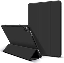 iPad Pro 11 Inch 2020 Soft Tpu Smart Premium Case Auto Sleep Wake Stand Cover Pencil holder Black