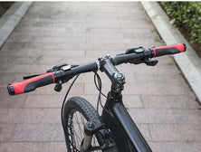 Bicycle Grips MTB Road Bike Double Lock Rubber Handlebar Grips Anti-Slip Rock Bros BLUE