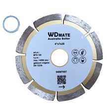 2x Dry Diamond Cutting Disc Wheel 105mm 4