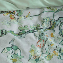 Bedding House Blossom Grey Quilt Cover Set Super King