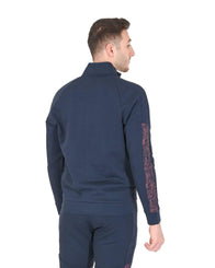 Hugo Boss Men's Navy Cotton Blend Sweatshirt in Navy blue - M
