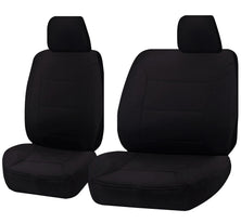 Seat Covers for TOYOTA HILUX KUN16R SERIES 04/2005 - 06/2015 SINGLE / DUAL CAB UTILITY FRONT BUCKET + _ BENCH BLACK ALL TERRAIN