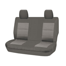 Seat Covers for TOYOTA LANDCRUISER 70 SERIES VDJ 05/2007 - ON DUAL CAB REAR BENCH GREY PREMIUM