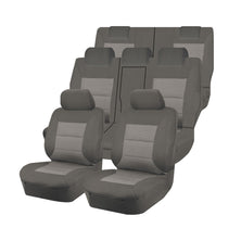 Seat Covers for MITSUBISHI OUTLANDER ZJ.ZK.ZL SERIES 11/2012 - 07/2021 4X4 SUV/WAGON 7 SEATERS FMR GREY PREMIUM