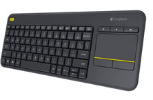 LOGITECH K400 Plus Wireless Keyboard with Touchpad & Entertainment Media Keys Tiny USB Unifying receiver for HTPC connected TVs KBLT-K830BT
