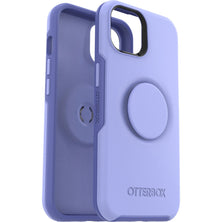 OTTERBOX Apple iPhone 14 / iPhone 13 Otter + Pop Symmetry Series Antimicrobial Case - Periwink (Purple) (77-89690), Durable Protection