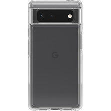 OTTERBOX Google Pixel 6 Symmetry Series Clear Antimicrobial Case - Clear (77-84034), Durable protection, Raised edges protect screen and camera