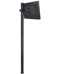 Atdec Spacedec Display Donut Pole 1150mm Black - Single monitor or POS display mount - includes one QuickShift Donut