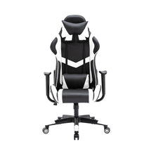 Mason Taylor 909 Gaming Office Chair Home Computer Chairs Racing PVC Leather Seat - White
