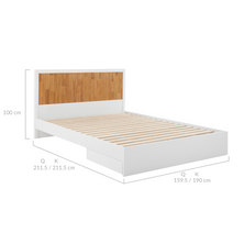 Tracey Column Bed Frame with Storage - King