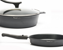 Flavorcast 28cm Pan Set - The Do-Everything Pan - Cook Like a Pro!