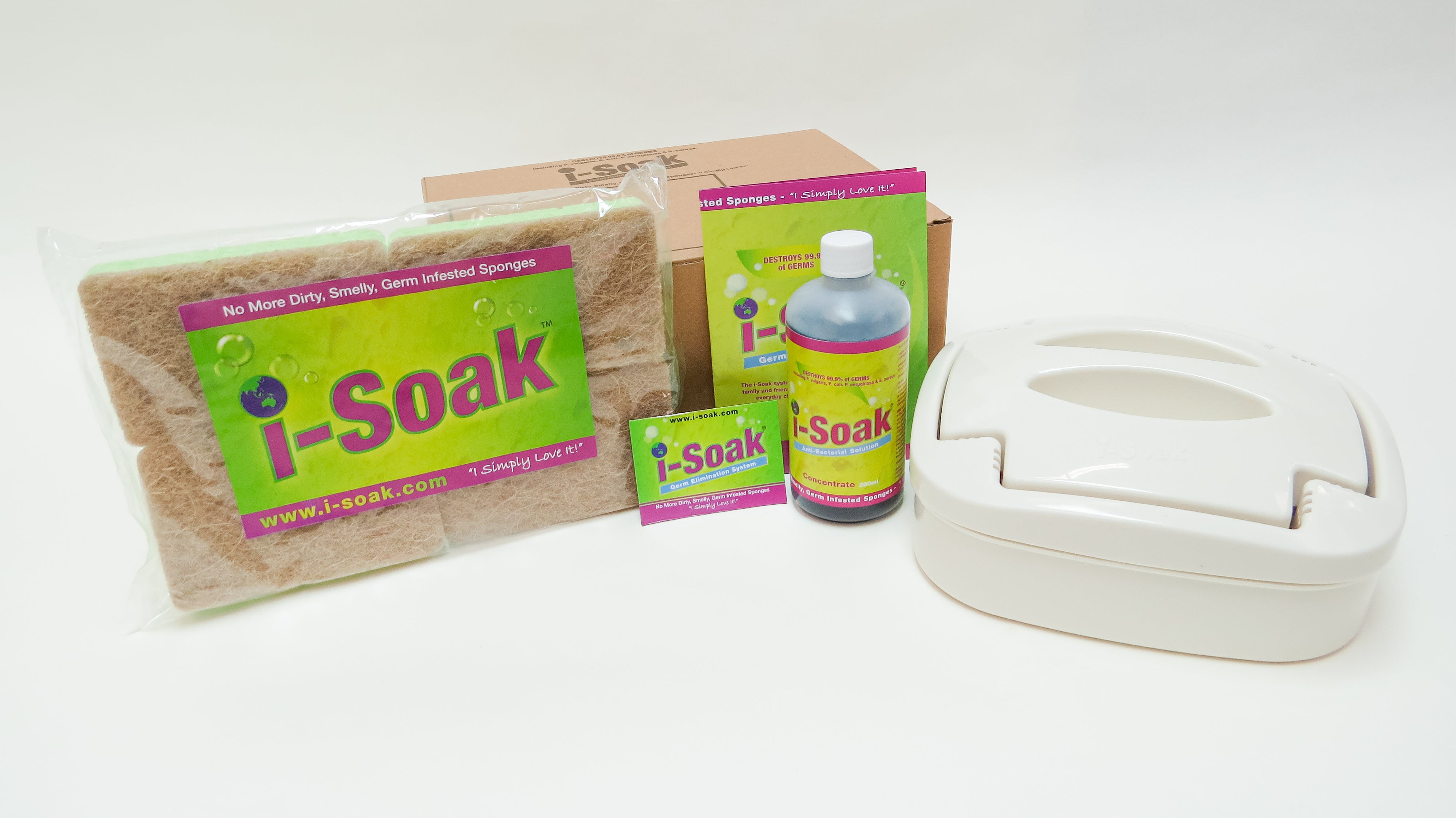 i soak sponge soaker cleanser sanitizer authentic