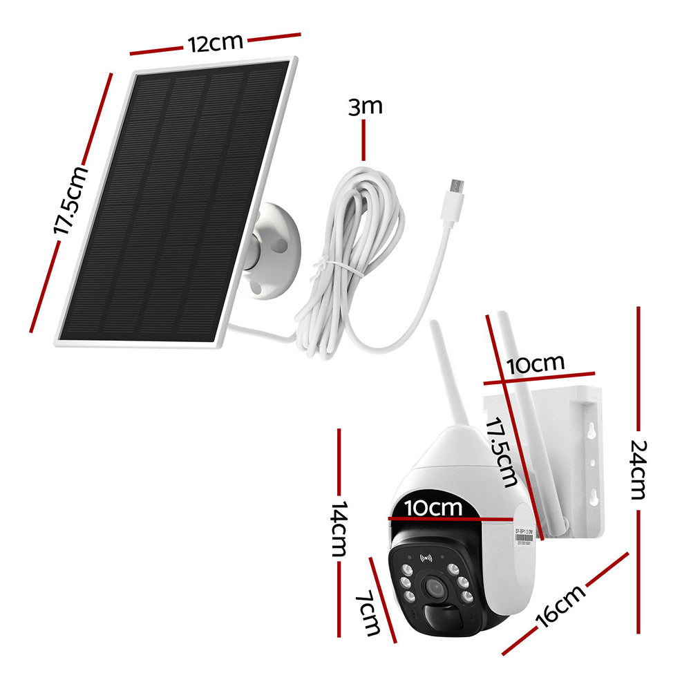 UL-tech 3MP Security Camera Solar Panel