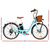 Phoenix 26 Inch Electric Bike Urban Bicycle eBike Removable Battery Blue