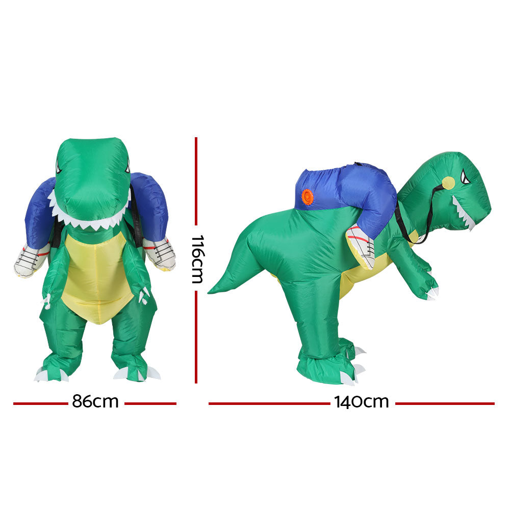 Inflatable Dinosaur Costume Adult Suit Blow Up Party Fancy Dress Halloween Cosplay