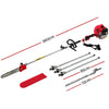 Giantz 62CC Pole Chainsaw Hedge Trimmer 12in Chain Saw 5.6m Long Reach Red