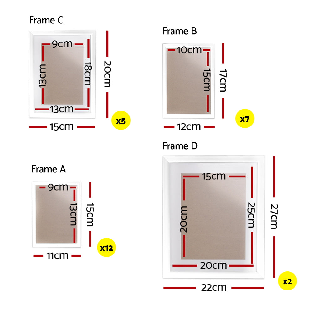 Artiss Photo Frames Art Holder 26PCS 8x10