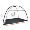 Everfit 3.5m Golf Practice Net Portable Training Aid Driving Target Tent Black