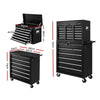 Giantz 16 Drawer Tool Box Cabinet Chest Trolley Toolbox Garage Storage Box