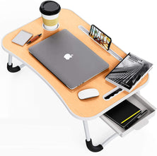 CARLA HOME Laptop Bed Desk with Storage and foldable legs for Adults, Kids & Home Office