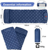 Ultralight Inflatable Camping Sleeping Pad with Pillow for Travelling and Hiking