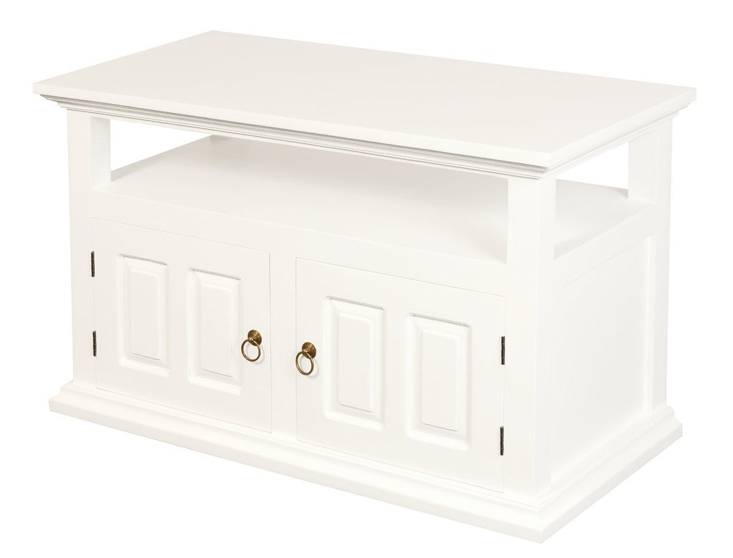 Tasmania 2 Door TV Stand (White)