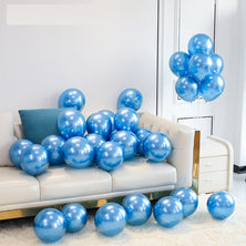 100PCS 5'' Latex Balloon Set Pearlized Blue Birthday Wedding Party Decoration