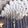 100PCS 5'' Latex Balloon Set Matt White Birthday Wedding Party Decoration