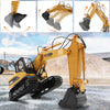 Remote Control Excavator Digger Construction RC Truck Vehicle Toys for Kids Gift