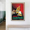 Wall Art 40cmx60cm Cordial Campari Liquor Black Frame Canvas