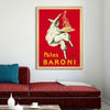 Wall Art 60cmx90cm Pates Baroni Pasta Gold Frame Canvas