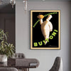 Wall Art 80cmx120cm Buitoni Black Frame Canvas