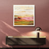 Wall Art 70cmx70cm Blooming Field Gold Frame Canvas