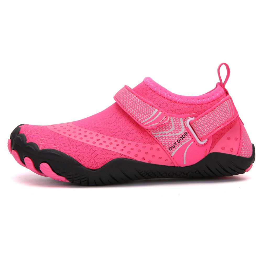 Kids Water Shoes Barefoot Quick Dry Aqua Sports Shoes Boys Girls - Pink Size Bigkid US4 = EU36