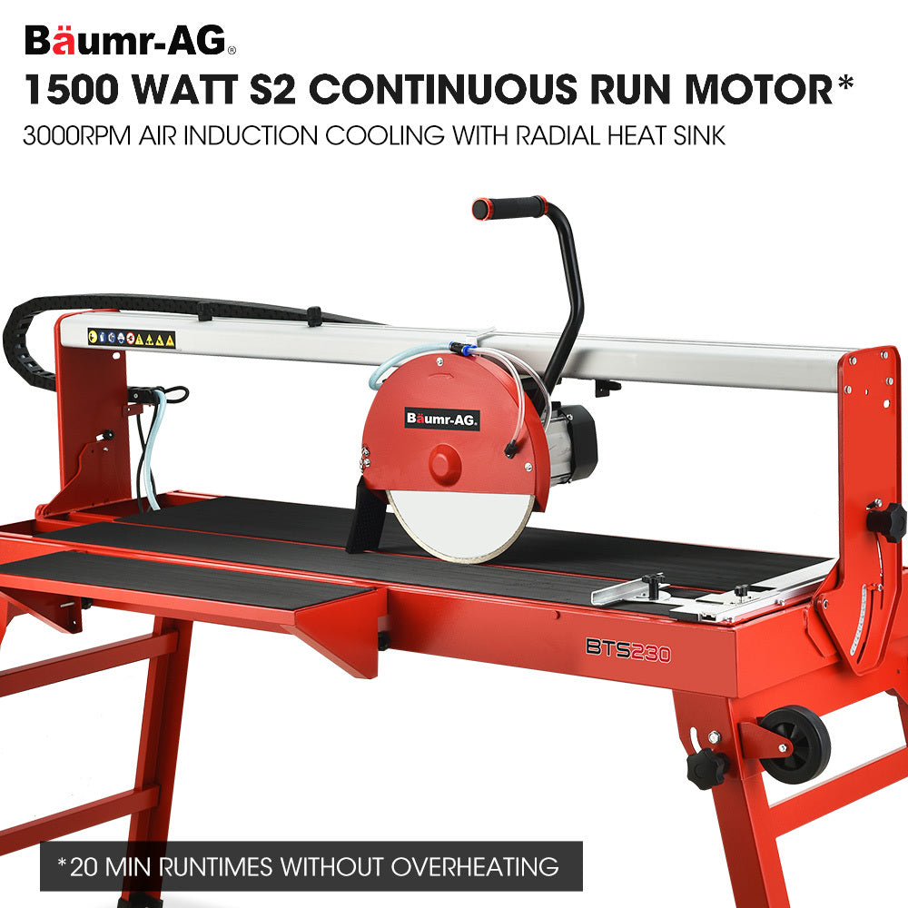 BAUMR-AG 1500W Electric Tile Saw Cutter with 300mm (12