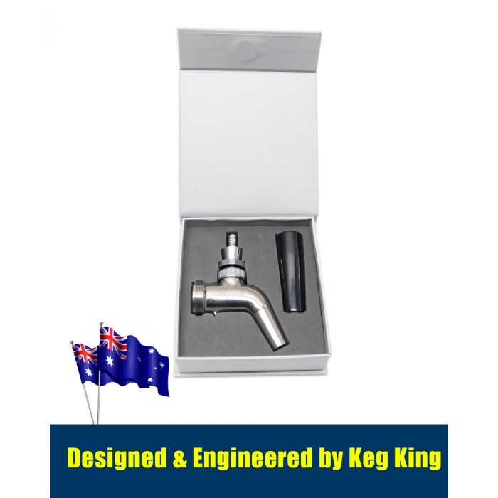 Keg King Ultratap SS Tap with Handle (Stainless Steel)