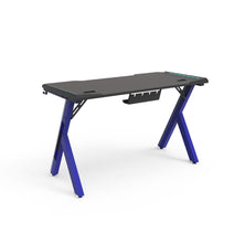 EKKIO RGB Gaming Desk Y Shape Blue 140cm EK-GD-103-AL