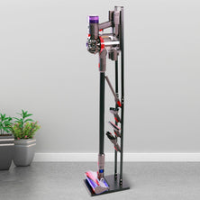 GOMINIMO Freestanding Dyson Vacuum Cleaner Stand Rack Holder for Dyson V6 V7 V8 V10 V11 (Black) GO-VCH-100-HH