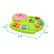 Gominimo Kids Piano Keyboard Music Toys with Snail Shape Design Green