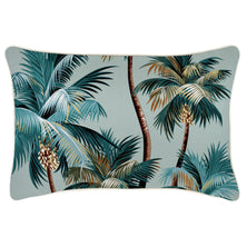Cushion Cover-With Piping-Palm Trees Seafoam-35cm x 50cm