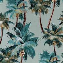 Cushion Cover-With Piping-Palm Trees Seafoam-35cm x 50cm