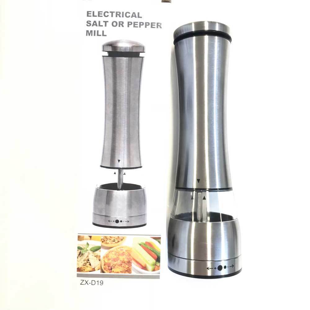 Electric Battery Salt or Pepper Grinder Adjustable Shakers Automatic Stainless Mill