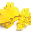 100x Cattle Ear Tags 7.5x10cm Set - XL Yellow Blank Cow Sheep Livestock Labels