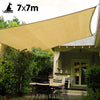 Wallaroo Rectangular Shade Sail 7m x 7m - Sand