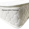 Premium 5 Zone Pocket Spring Foam Mattress Medium Firmness 22cm - King Single