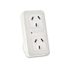 4X Sansai Powerpoint Surge Protector Adaptor Double Vertical