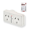 4X Sansai Surge Protected Adaptor Double Left Hand