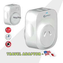 Sansai Travel Adaptor 2 X USB - Japan